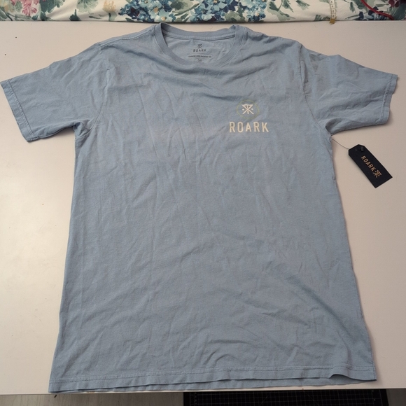 NWT Roark Blue Men's T-Shirt Medium - Picture 1 of 8